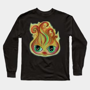 Blaze: The Girl is on Fire Long Sleeve T-Shirt